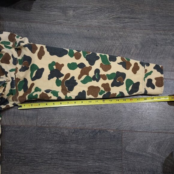 Woolrich Shirt Mens Large Duck Camo Hunting Frog Skin 80s USA Vintage100% Cotton - Picture 13 of 14